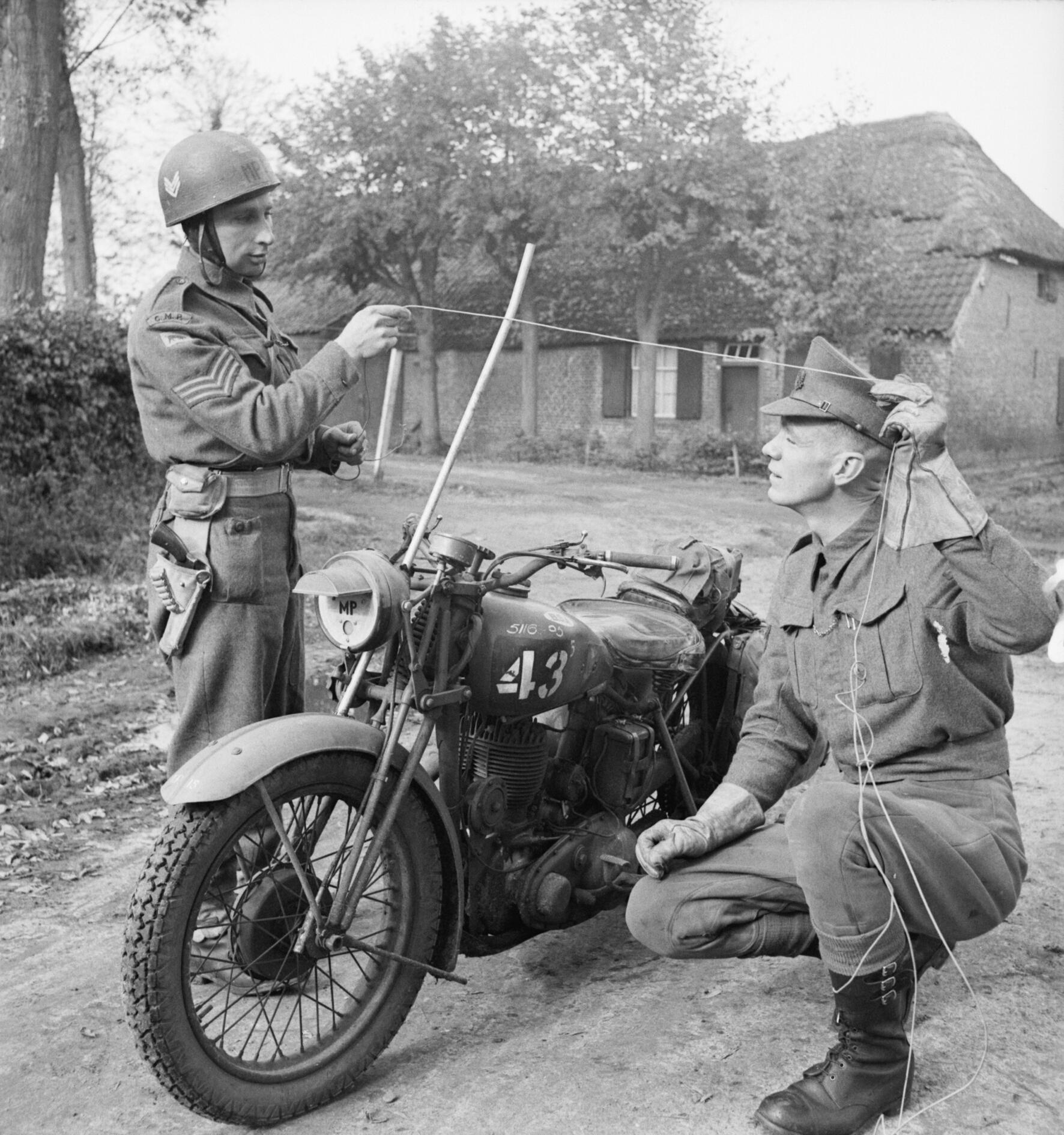 Historic Military Police motorcyclists