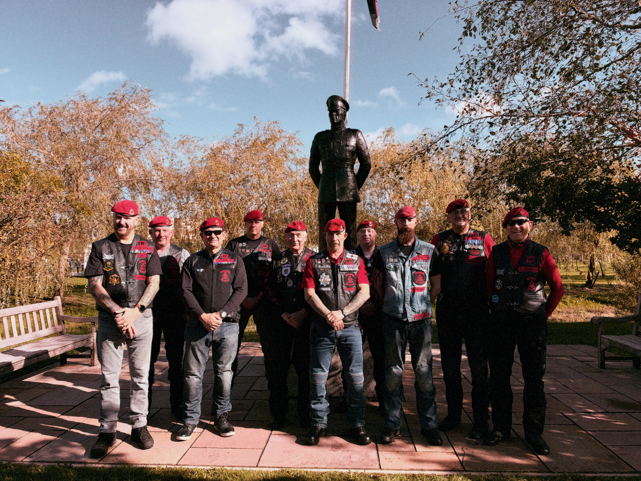 Members of MP-LEMC at the National Memorial Arboretum